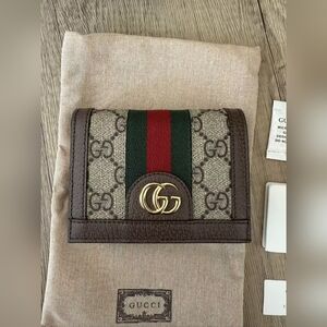 Gucci Ophidia Card Case Wallet